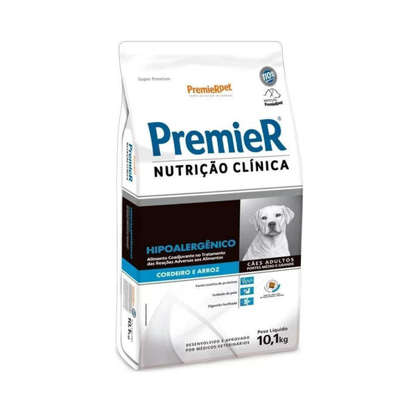 PremieR Nutrição Clínica Cães Hipoalergênico Cordeiro e Arroz