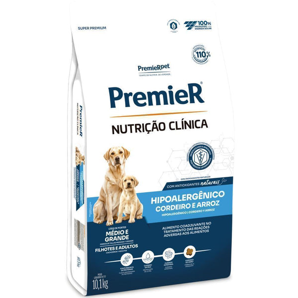 PremieR Nutrição Clínica Cães Hipoalergênico Cordeiro e Arroz