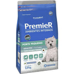 Ração Ambientes Internos Cães Pequenos Adultos Premier Frango e Salmão 1Kg