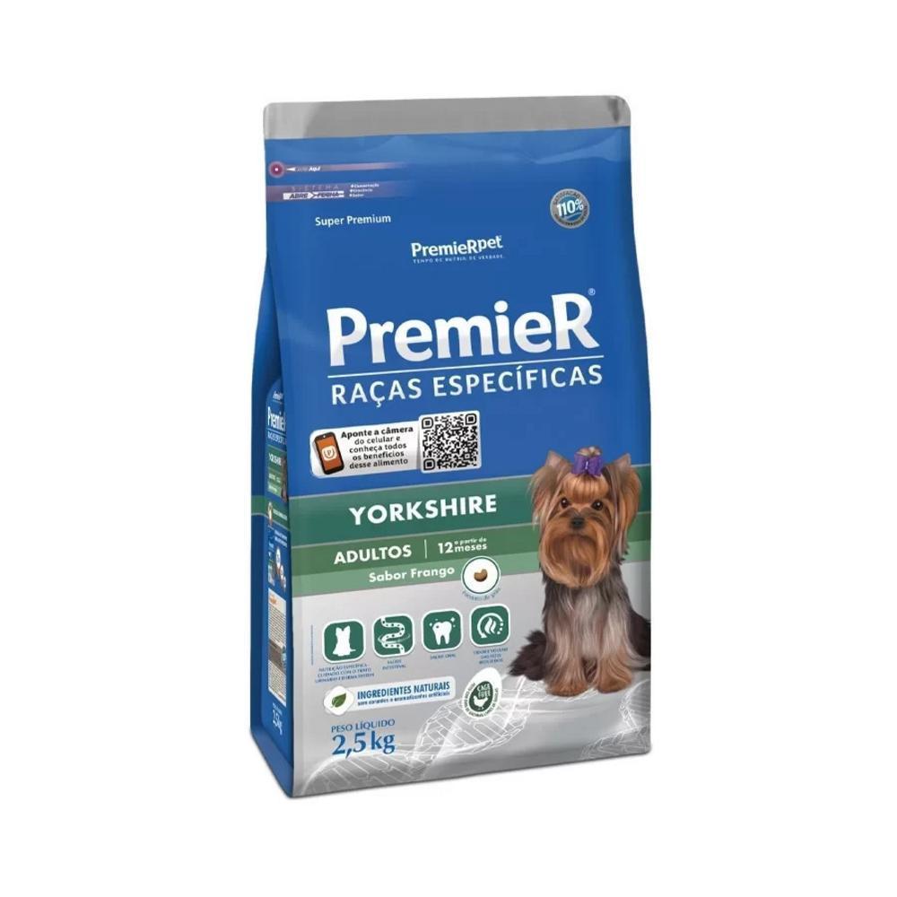 Raças Especificas Cães Adultos Yorkshire Premier Frango 2,5Kg