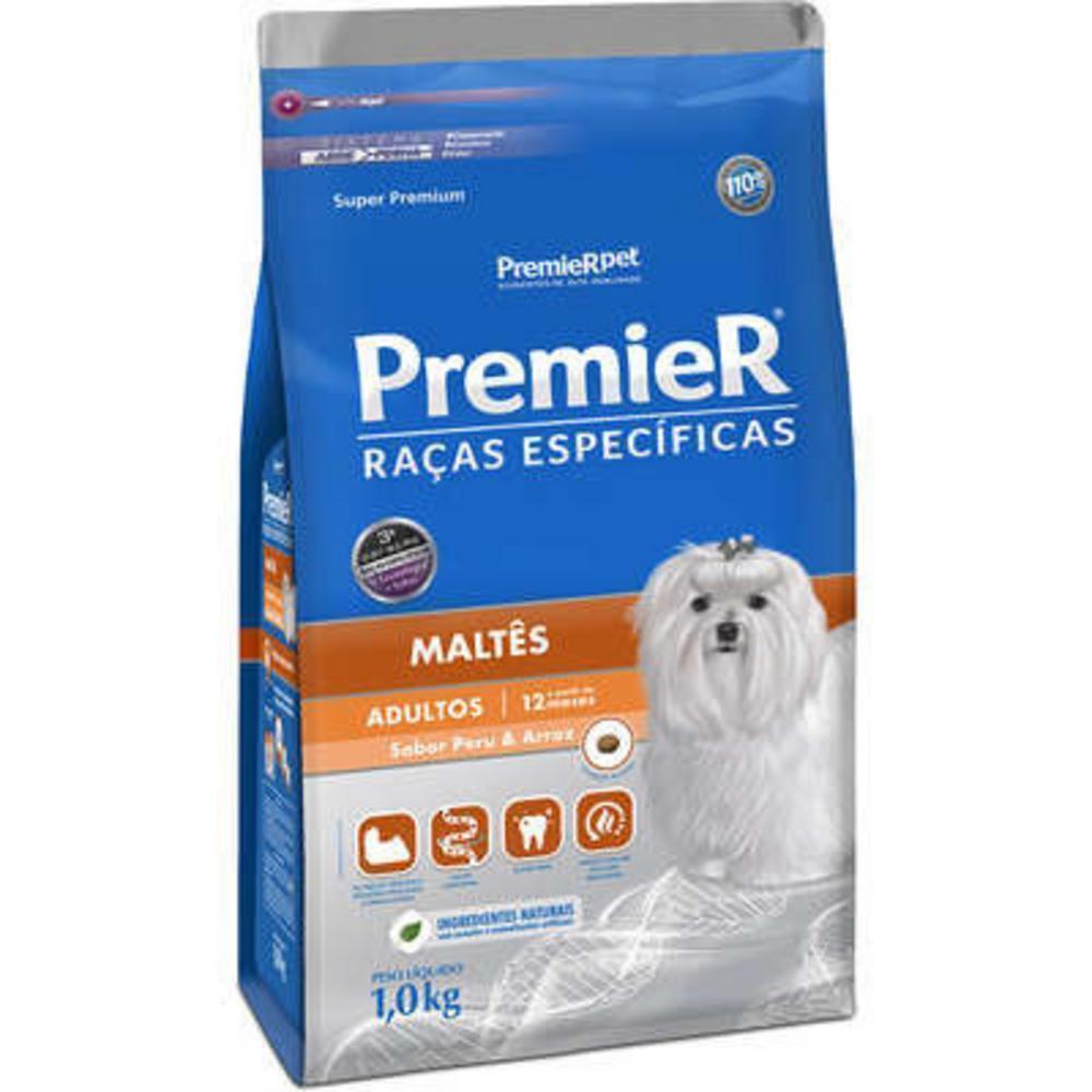 PremieR Raças Específicas Cães Adultos Maltês Peru e Arroz
