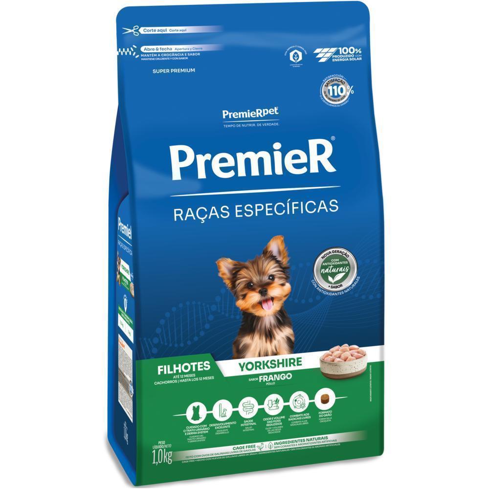 PremieR Raças Específicas Cães Filhotes Yorkshire Frango