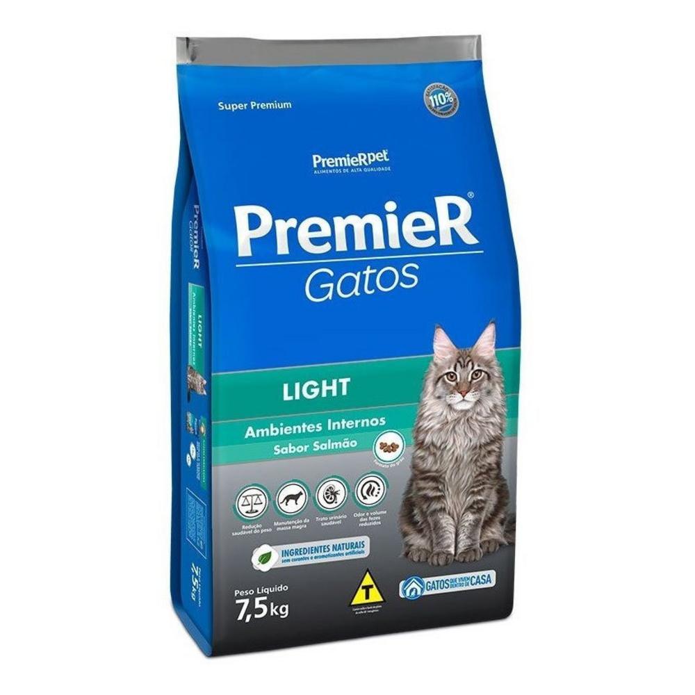 PremieR Gatos Adultos Light Salmão