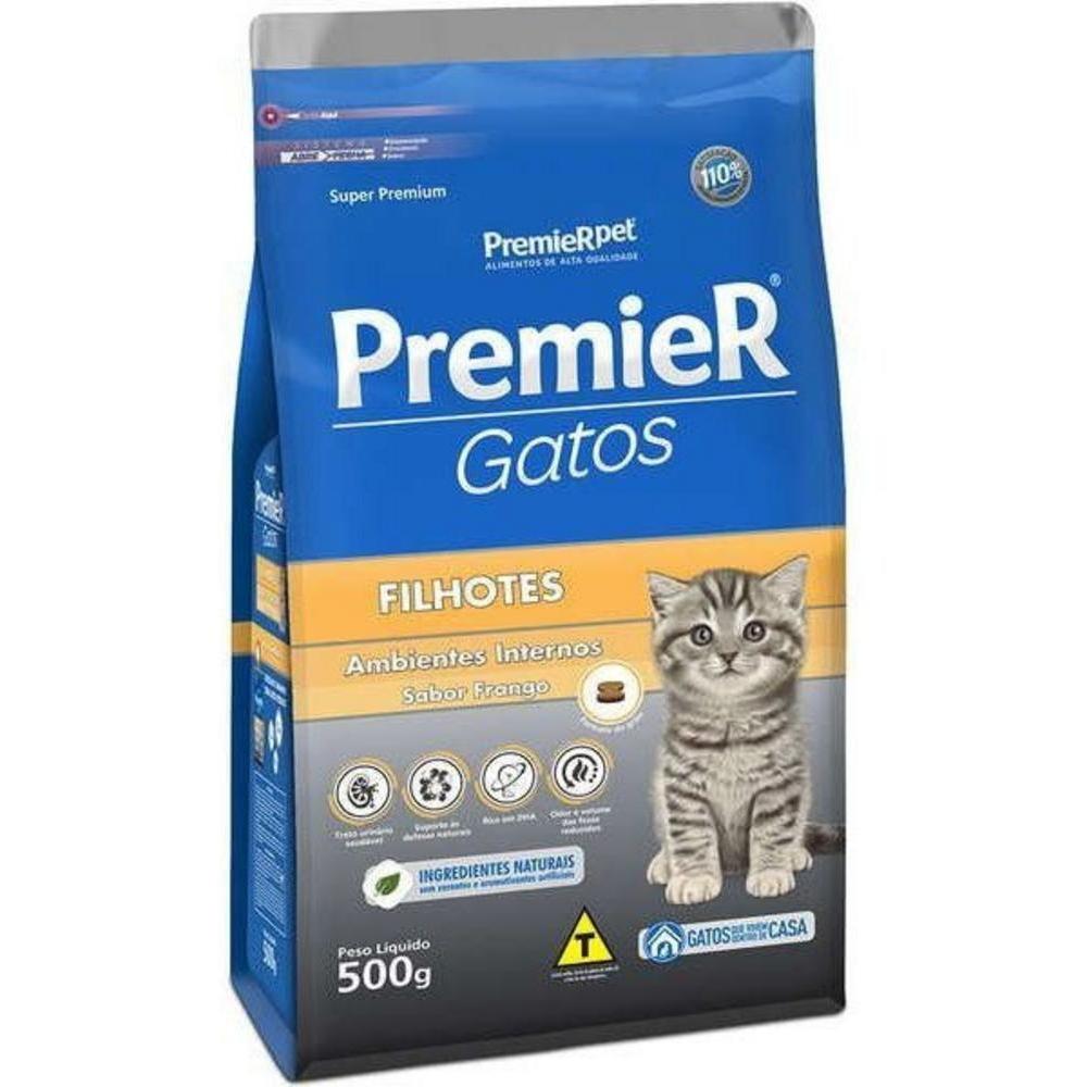 PremieR Gatos Filhotes Frango