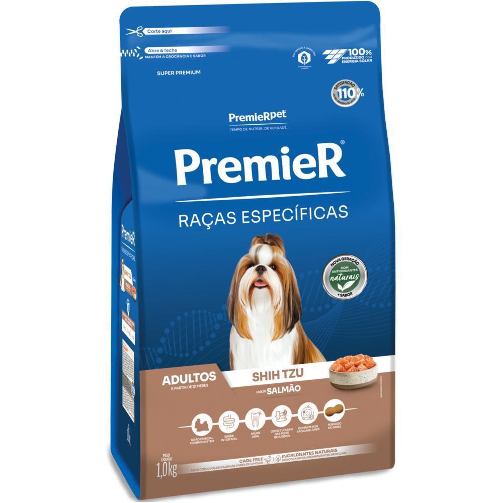 PremieR Raças Específicas Cães Adultos Shih Tzu Salmão