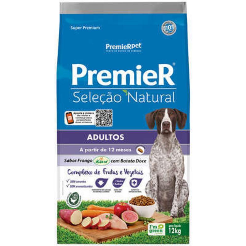 Nattu Seleção Natural Cães Adultos Frango Korin e Batata Doce