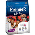 Biscoito Premier Cookie para Cães Filhotes Sabor Frutas Vermelhas e Aveia 250g