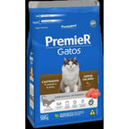 Ração Seca PremieR Gatos Castrados 6 meses a 6 anos sabor Salmão 500g