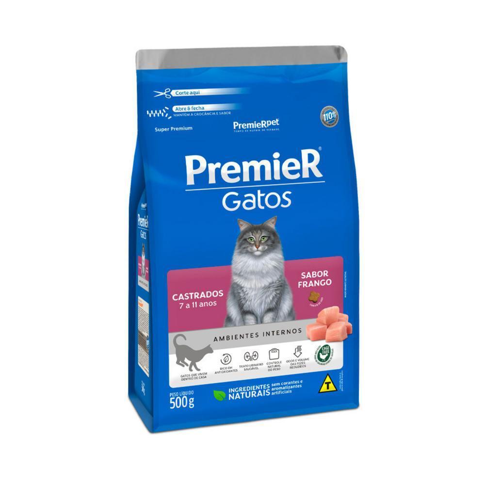 PremieR Gatos Castrados 7 a 11 Anos Frango