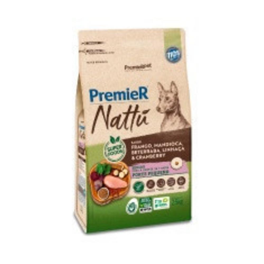 Nattu Core Cães Sênior Porte Pequeno Frango, Mandioca, Beterraba, Linhaça e Cranberry