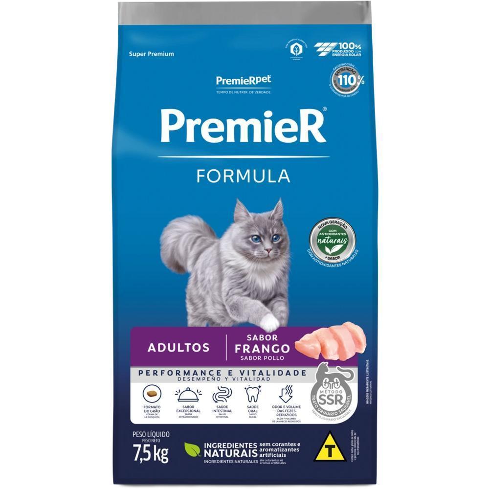 PremieR Formula Gatos Adultos Frango 7,5 kg