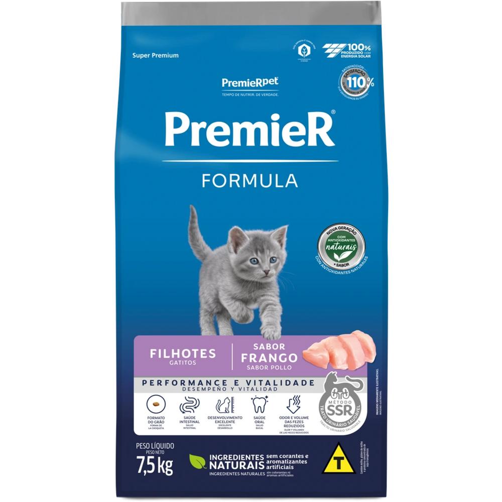 PremieR Formula Gatos Filhotes Frango 7,5 kg