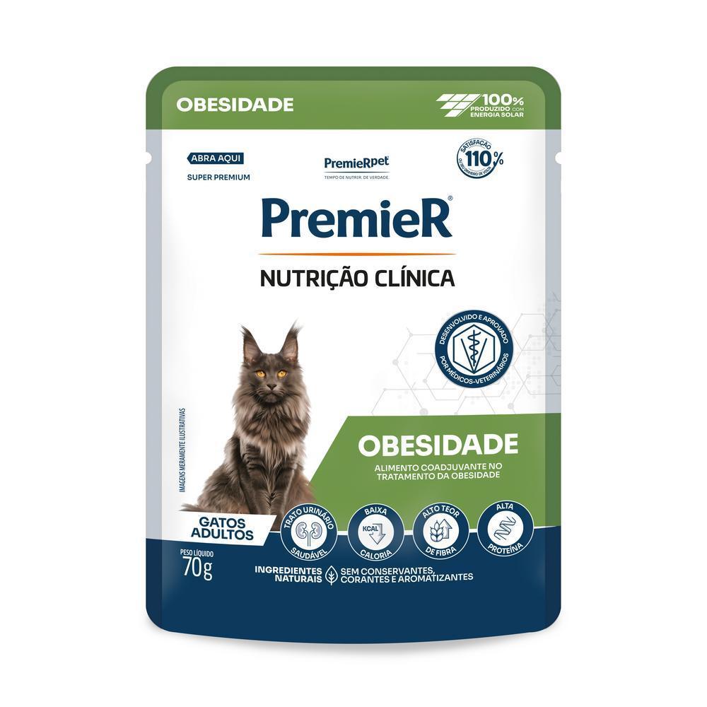 PremieR Nutrição Clínica Úmidos Gatos Obesidade